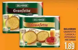 Mazzeo Giocattoli Delverde granfetta classica/ integrale x80 offerta