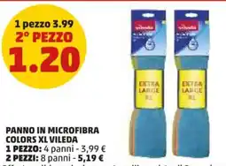 PENNY Panno in microfibra colors XL VILEDA offerta