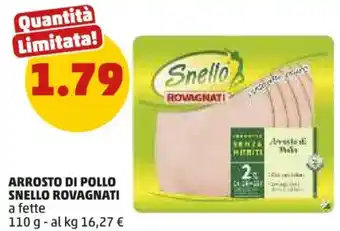 PENNY Arrosto di pollo snello ROVAGNATI offerta