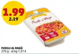 PENNY Fusilli al ragù offerta
