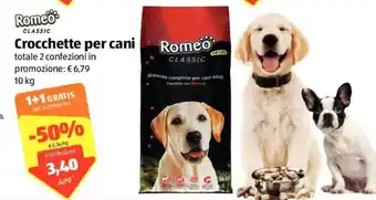 ALDI Romeo Classic Crocchette per cani 10kg offerta