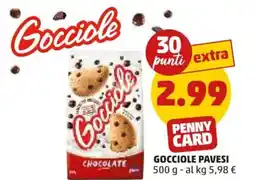 PENNY Gocciole PAVESI offerta