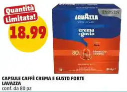 PENNY Capsule caffè crema e gusto forte LAVAZZA offerta