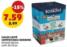 PENNY Cialde caffè compostabili BORBONE offerta