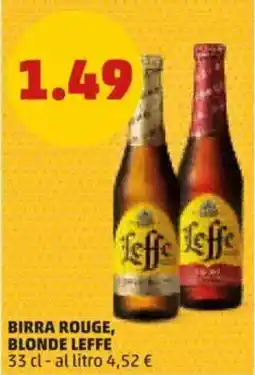 PENNY Birra rouge, blonde LEFFE offerta
