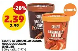 PENNY Gelato al caramello salato, nocciola e cacao LE GELIZIE offerta