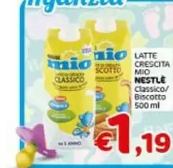 Crai Latte crescita mio offerta
