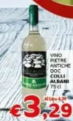 Crai Colli albani vino pietre antiche doc 750 ml offerta