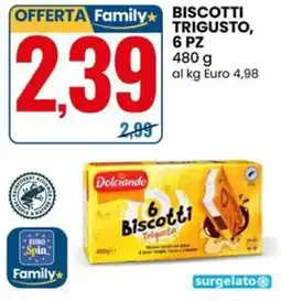 Eurospin Dolciando biscotti trigusto offerta