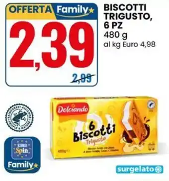 Eurospin Dolciando biscotti trigusto offerta