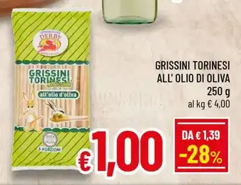Famila GRISSINI TORINESI ALL' OLIO DI OLIVA offerta