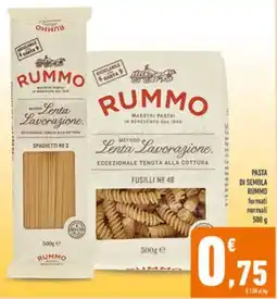 Conad Pasta di semola RUMMO offerta