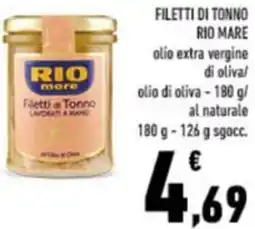 Conad Filetti di tonno RIO MARE offerta