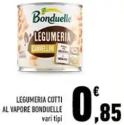 Conad Legumeria cotti al vapore BONDUELLE offerta