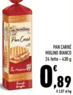 Conad Pan carre MULINO BIANCO offerta
