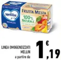 Conad Linea omogeneizzati MELLIN offerta
