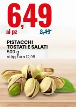 Eurospin Pistacchi tostati e salati offerta