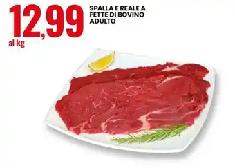 Eurospin Spalla e reale a fette di bovino adulto offerta