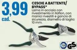 Eurospin Cesoie a battente/ bypass offerta
