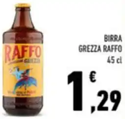 Conad Birra grezza RAFFO offerta