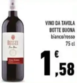 Conad Vino da tavola BOTTE BUONA offerta