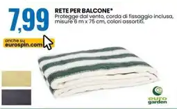 Eurospin Euro garden rete per balcone offerta