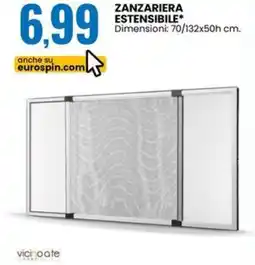 Eurospin Vicinoate zanzariera estensibile offerta