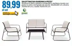 Eurospin Euro garden salottino da giardino offerta