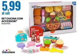 Eurospin Giocoliere set cucina con accessori offerta