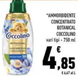 Conad Ammorbidente concentrato botanical COCCOLINO offerta