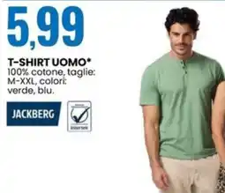 Eurospin Jackberg t-shirt uomo offerta