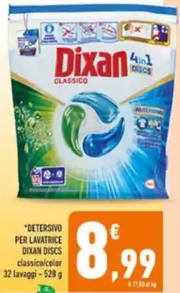 Conad Detersivo per lavatrice DIXAN DISCS offerta
