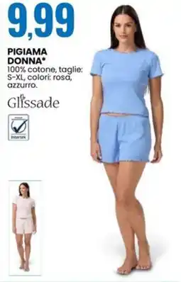 Eurospin Glissade pigiama donna offerta