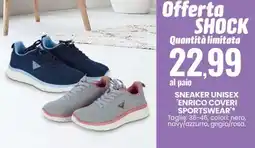 Eurospin Sneaker unisex 'enrico coveri sportswear offerta