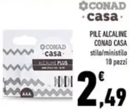 Conad Pile alcaline CONAD CASA offerta