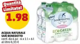 PENNY Acqua naturale SAN BENEDETTO offerta