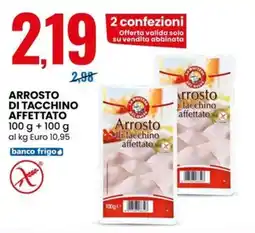 Eurospin Arrosto di tacchino affettato offerta
