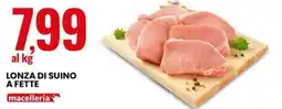 Eurospin Lonza di suino a fette offerta