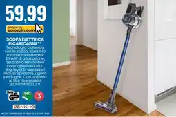 Eurospin Enkho scopa elettrica ricaricabile offerta