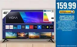 Eurospin Smart tv led 40 fhd'united MOD. LED40M10VDA offerta