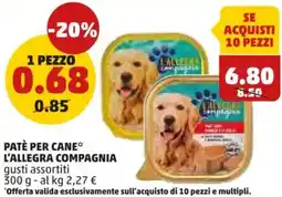 PENNY Patè per cane L'ALLEGRA COMPAGNIA offerta