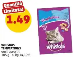 PENNY Whiskas temptations offerta