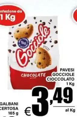 DEM Pavesi gocciole cioccolato offerta