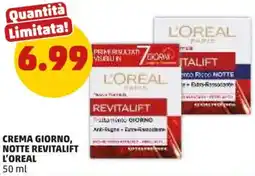 PENNY Crema giorno, notte revitalift L'OREAL offerta
