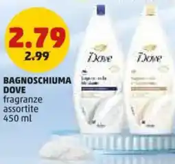 PENNY Bagnoschiuma DOVE offerta