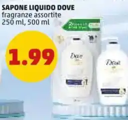 PENNY Sapone liquido DOVE offerta