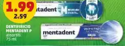 PENNY Dentifiricio MENTADENT P offerta
