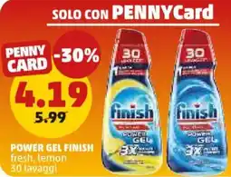 PENNY Power gel FINISH offerta