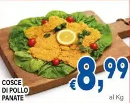 DEM Cosce di pollo panate offerta