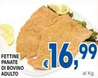 DEM Fettine panate di bovino adulto offerta